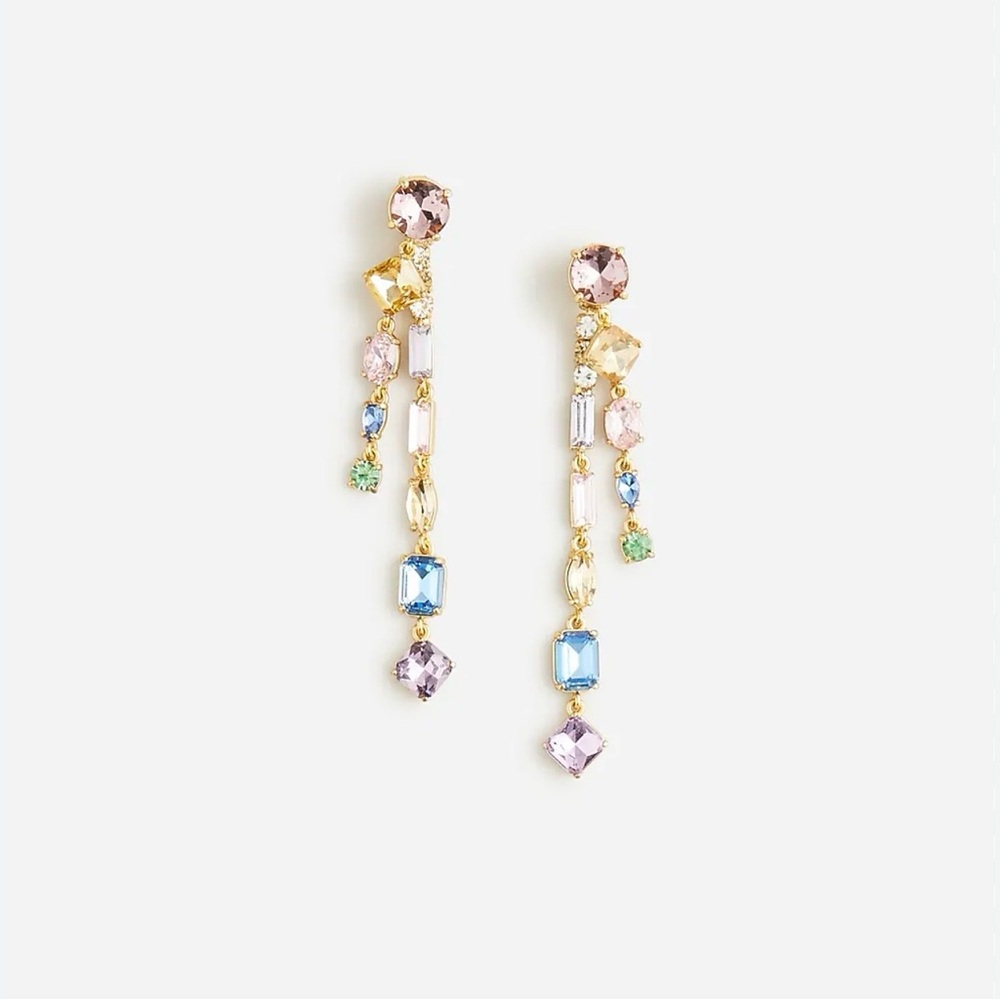 J Crew Convertible Crystal Earrings.
